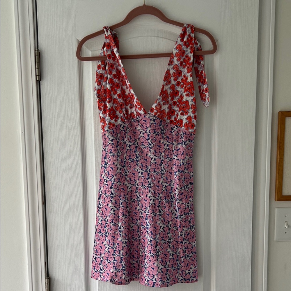 Floral V-Neck Dress